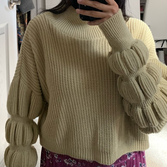 NWOT Cream PLT sweater $10 DISCOUNT w item $60+ - Picture 2 of 3